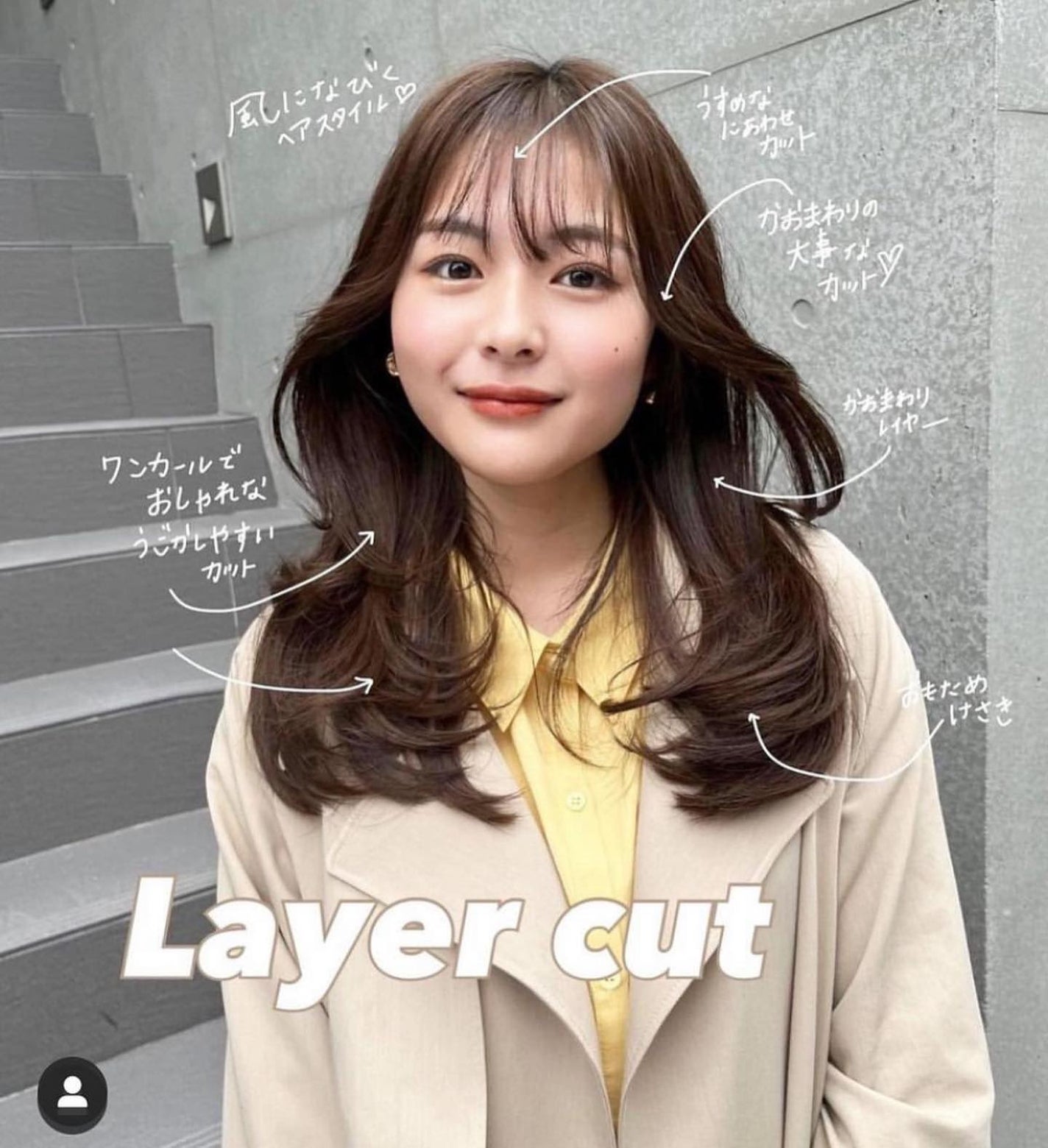 HARUNA on LIPS 「.風になびく素敵なレイヤーたっぷりカット✨✨✨✨..#レイヤー..」(1枚目)