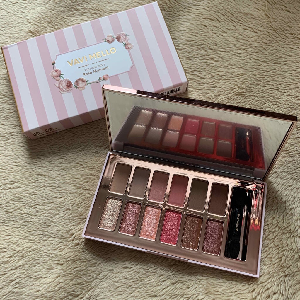 バレンタインボックス/VAVI MELLO/アイシャドウパレットを使ったクチコミ(1枚目)