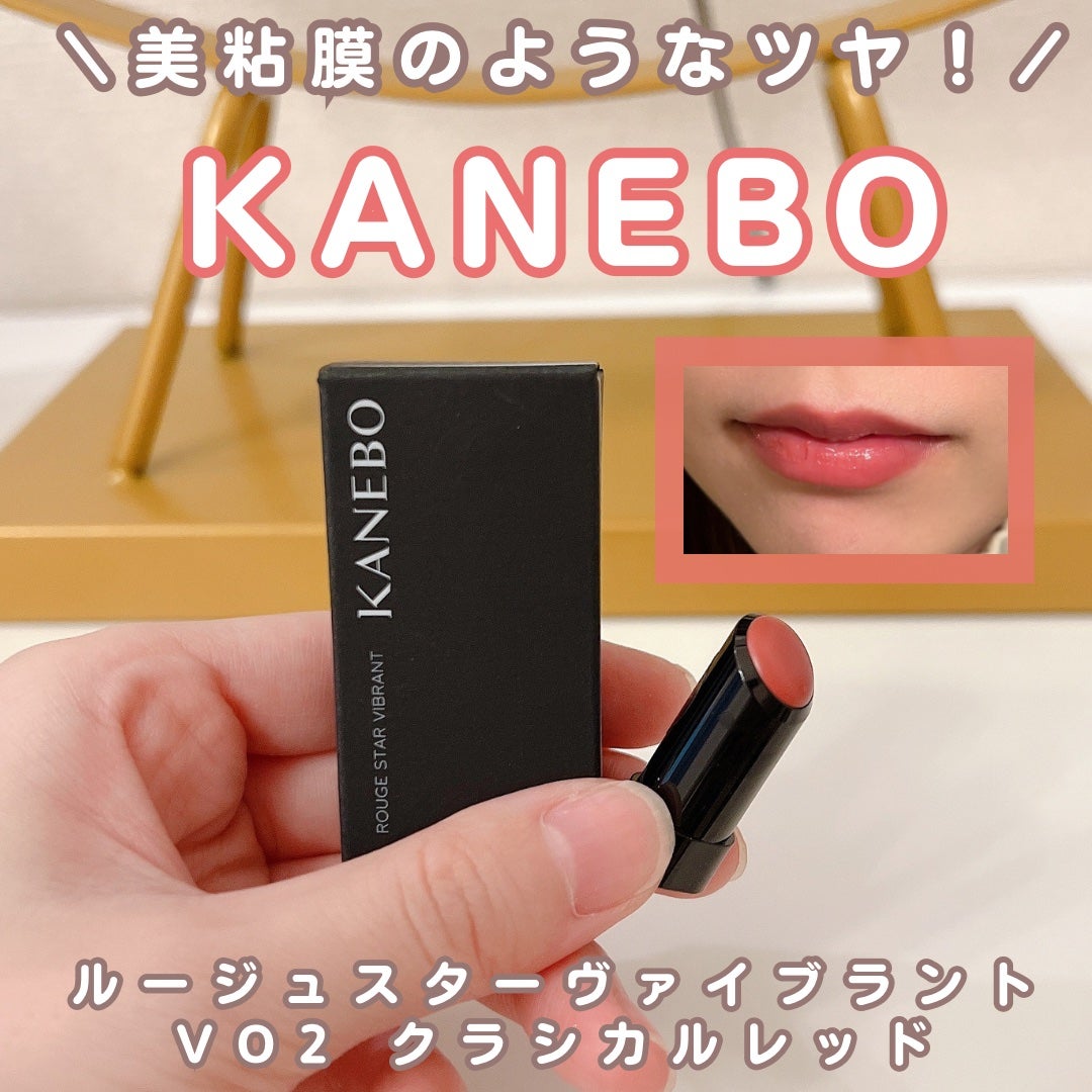 ルージュスターヴァイブラント/KANEBO/口紅を使ったクチコミ(1枚目)