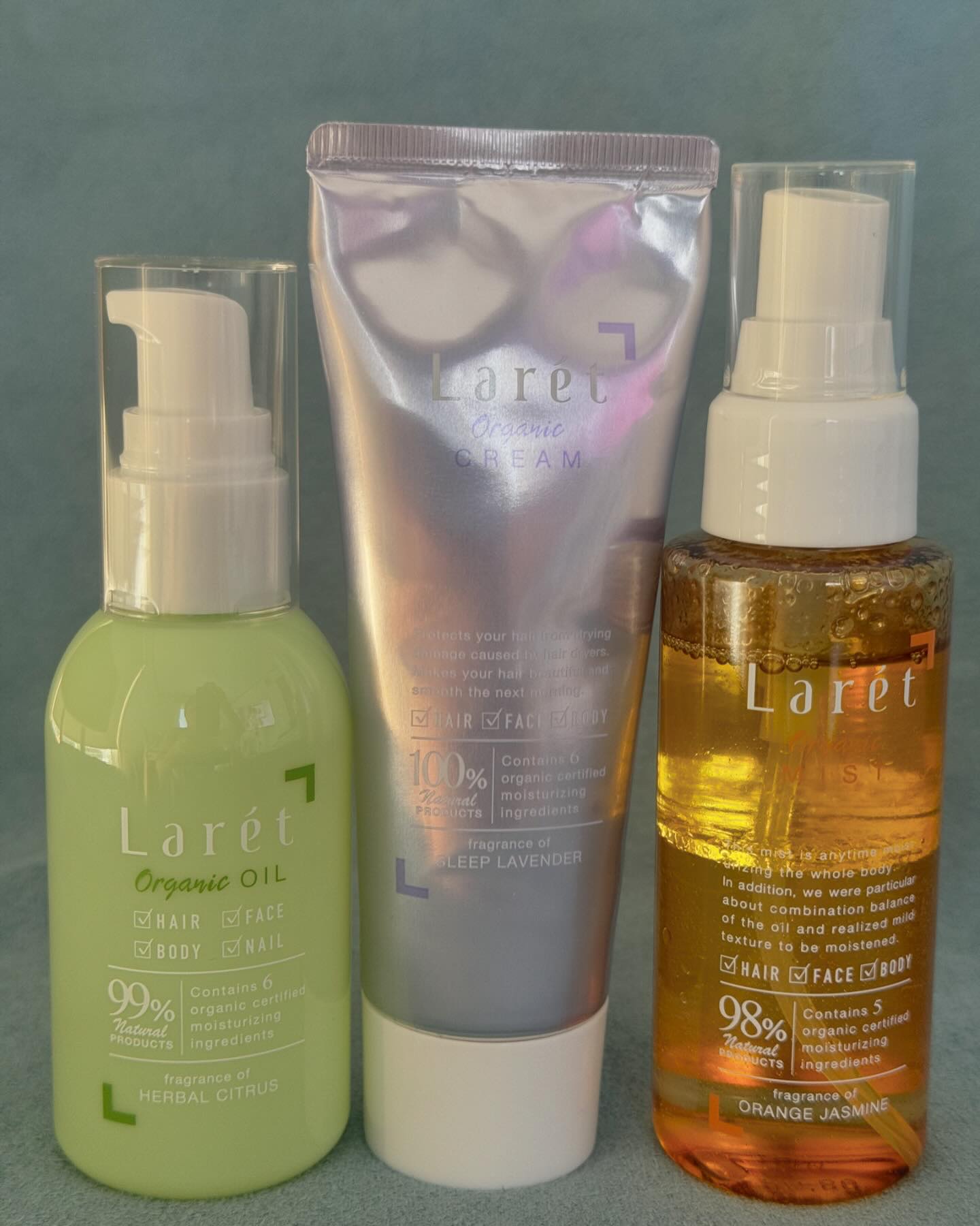 オーガニックオイル/Laret/ヘアオイルを使ったクチコミ（1枚目）