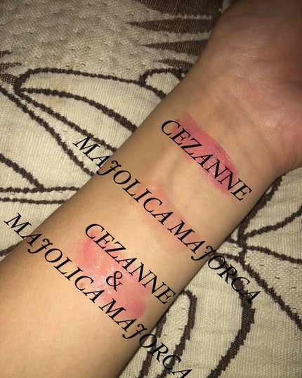 ラスティンググロスリップ/CEZANNE/口紅を使ったクチコミ(3枚目)