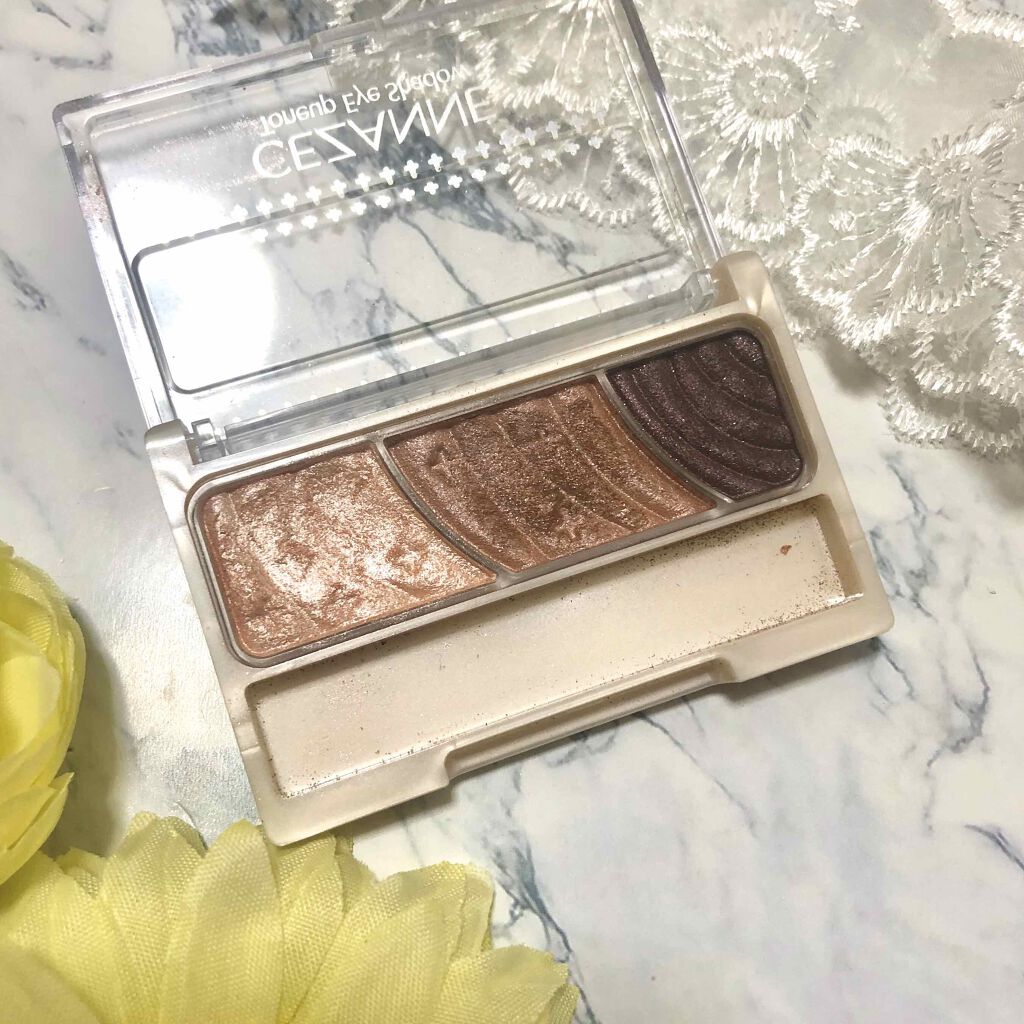 トーンアップアイシャドウ/CEZANNE/アイシャドウパレットを使ったクチコミ(4枚目)