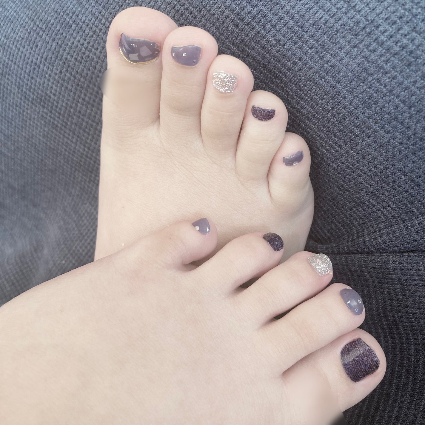 リアルジェルネイルシール フット専用/BEAUTY AVENUE/ネイルシールを使ったクチコミ(3枚目)