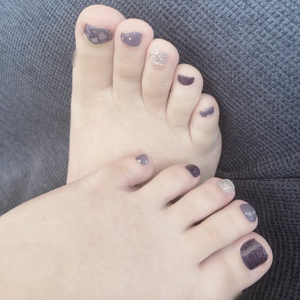 リアルジェルネイルシール フット専用/BEAUTY AVENUE/ネイルシールを使ったクチコミ(3枚目)