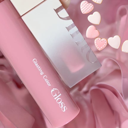 グラスティングカラーグロス/rom&nd/リップグロスを使ったクチコミ(1枚目)