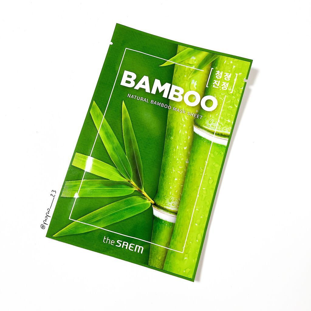 the SAEM ナチュラルバンブーマスクシート