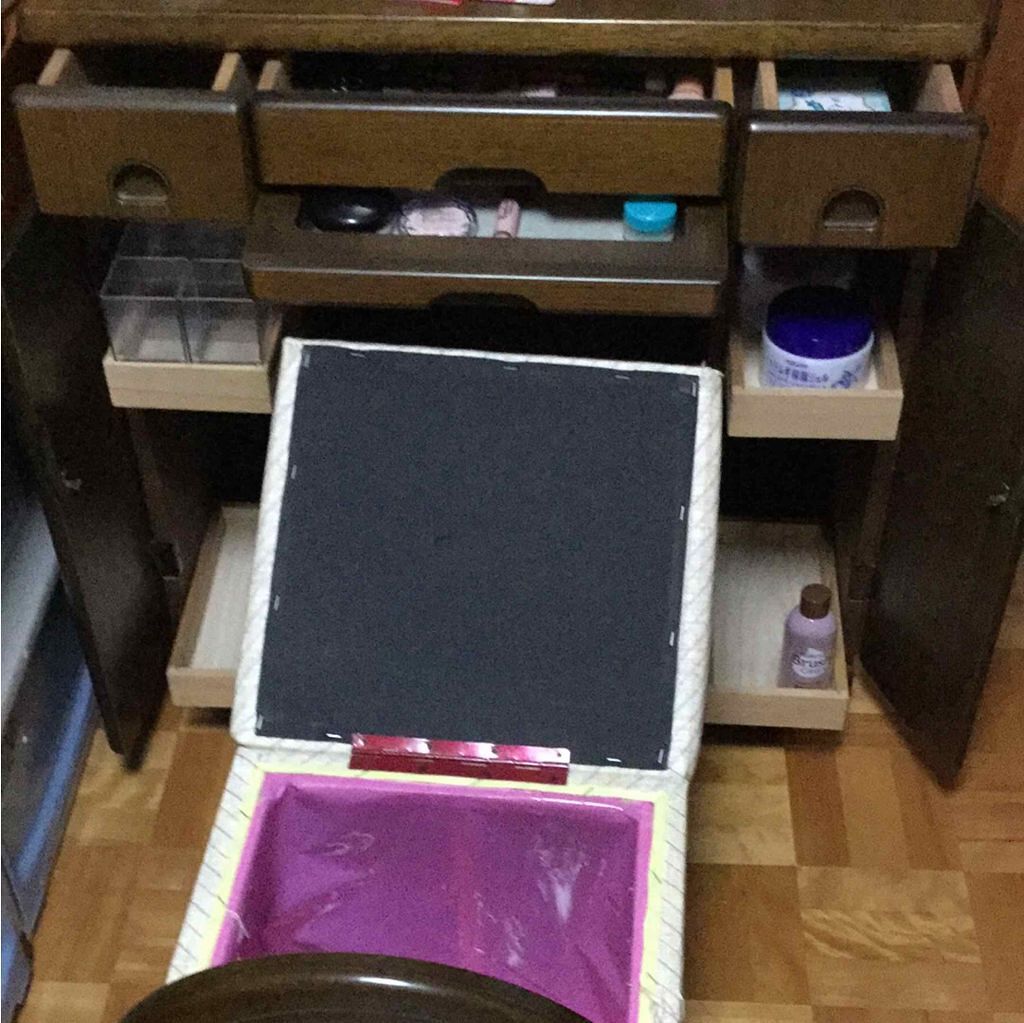 桔梗。 on LIPS 「ドレッサーをオフハウスにて購入しました!見ての通り古いですが、..」(3枚目)