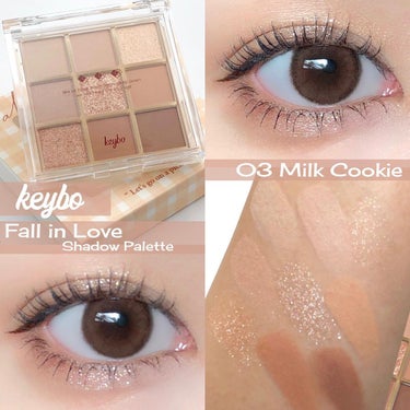 KEYBO FALL IN LOVE SHADOW PALETTE/keybo/アイシャドウパレットを使ったクチコミ（1枚目）