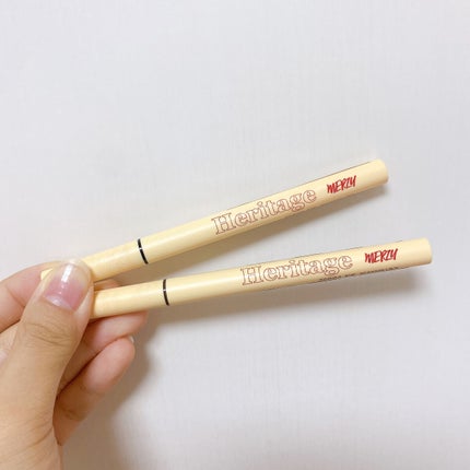 THE HERITAGE PEN EYELINER/MERZY/リキッドアイライナーを使ったクチコミ(2枚目)