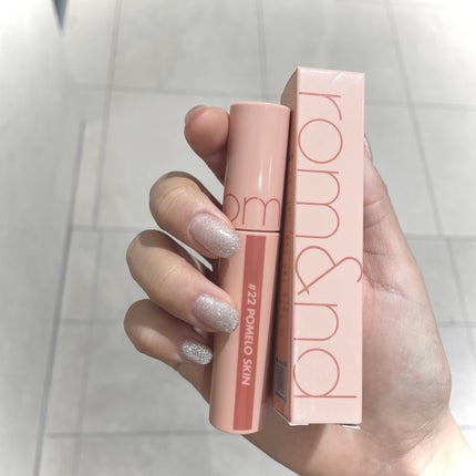 ジューシーラスティングティント/rom&nd/リップティントを使ったクチコミ(1枚目)