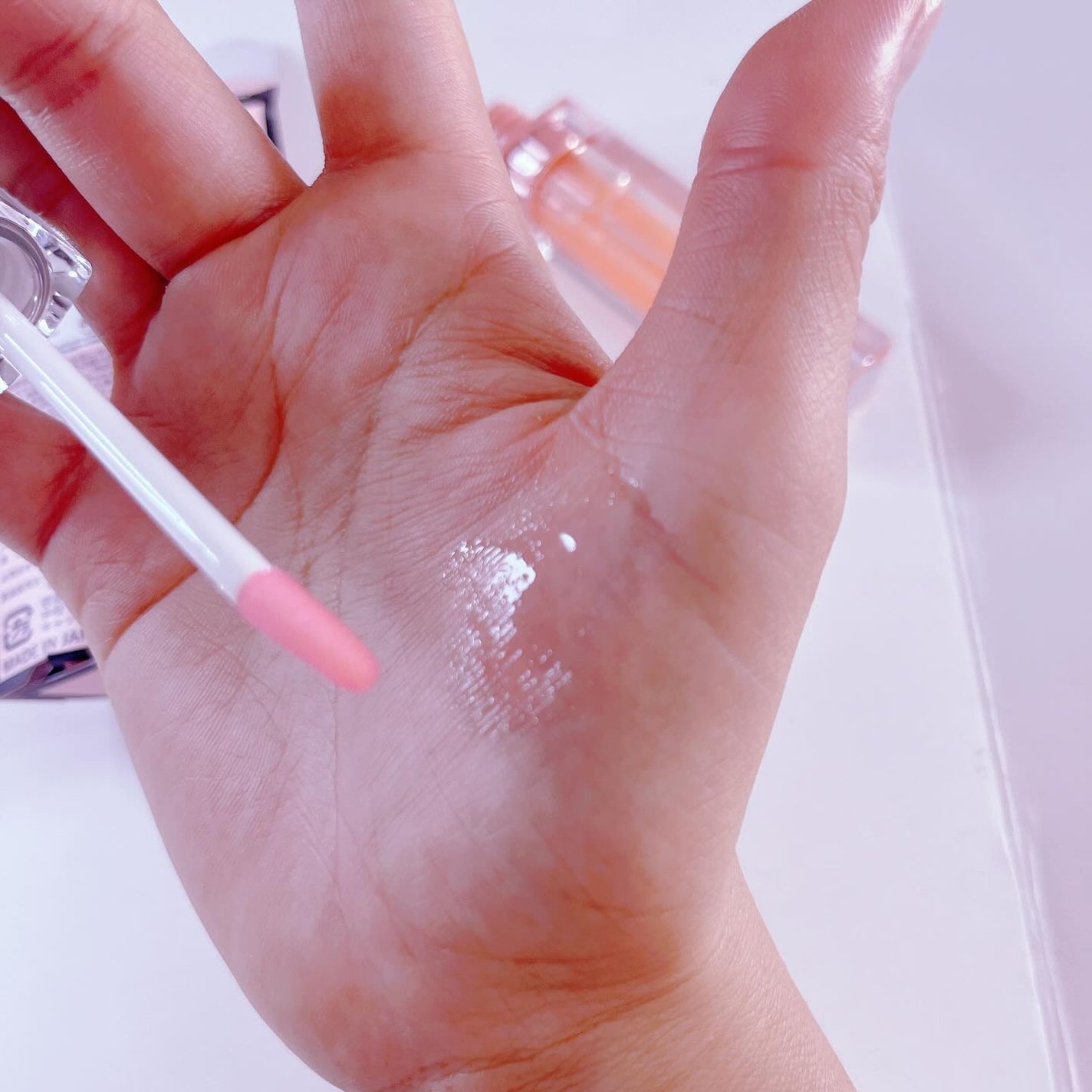 キューミ―ボムショットリッププランパー/AGARISM/リッププランパーを使ったクチコミ(4枚目)