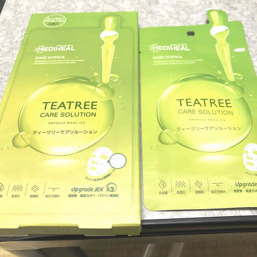 ティーツリーケアソリューション アンプルマスクJEX/MEDIHEAL/シートマスク・パックを使ったクチコミ(1枚目)