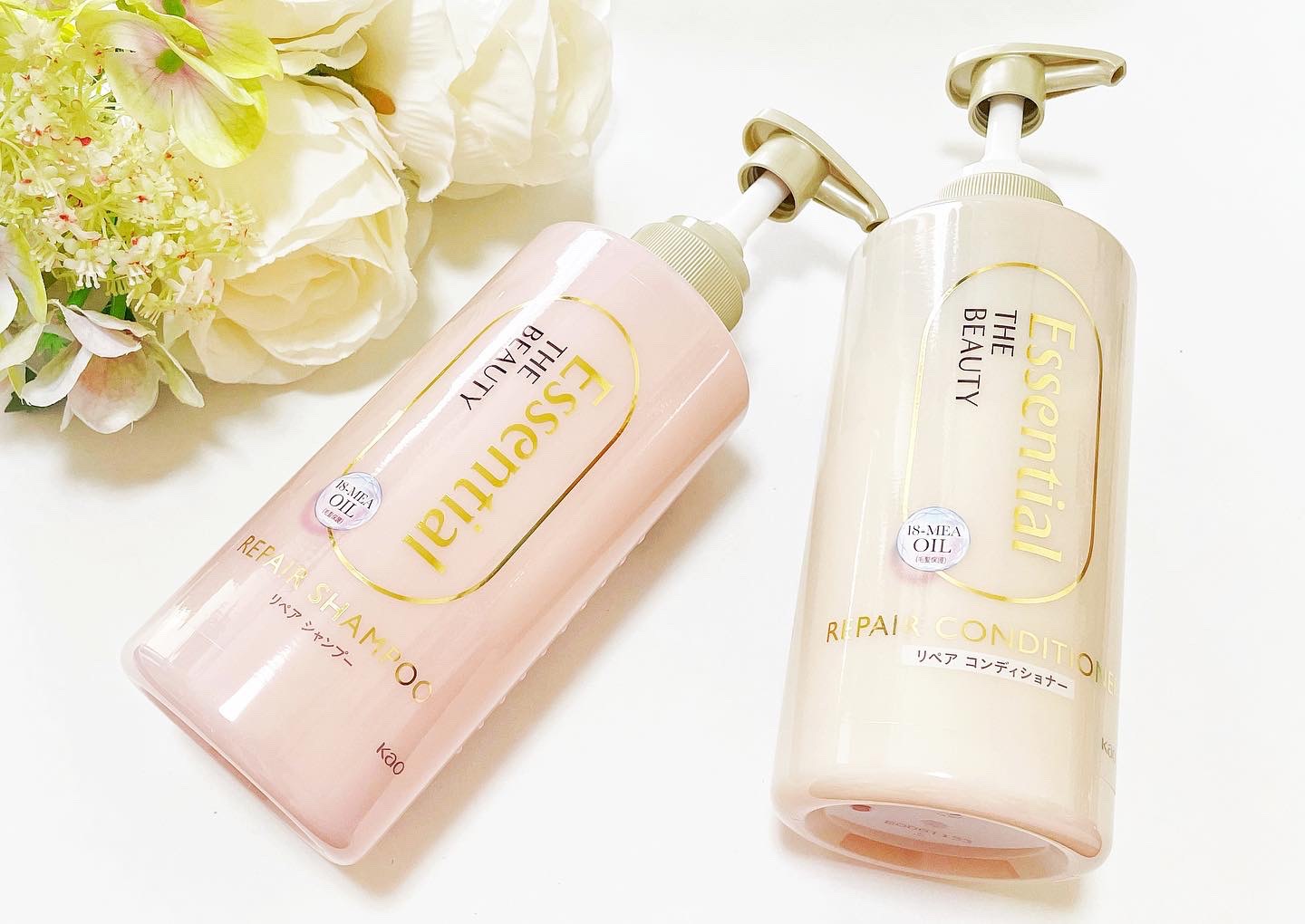 ザビューティ リペアシャンプー・コンディショナー/エッセンシャル/市販シャンプーを使ったクチコミ（1枚目）