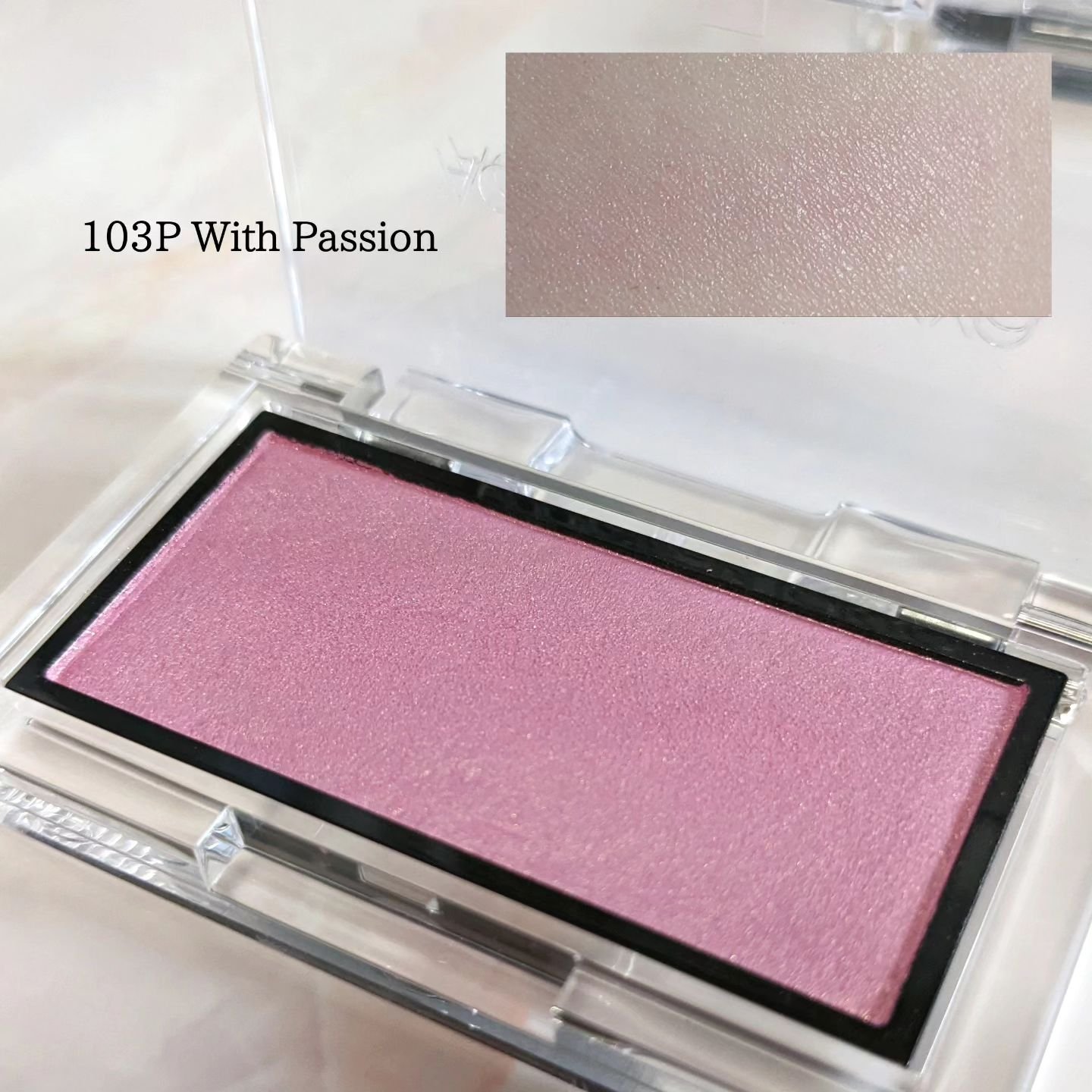 アディクション ザ ブラッシュ パール 103P With Passion/ADDICTION/パウダーチークを使ったクチコミ（3枚目）