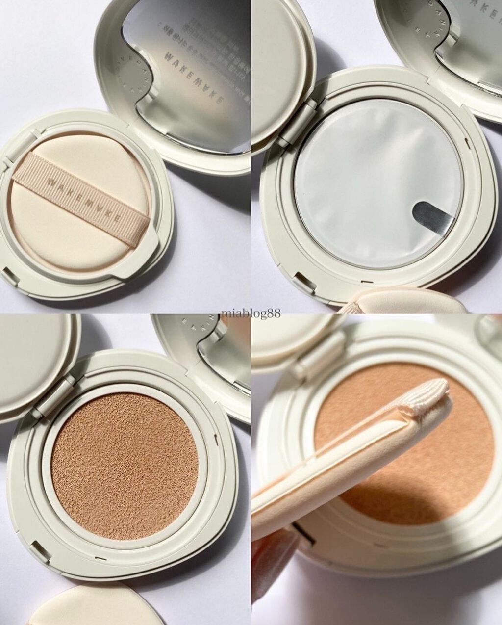 ビーガンクリーンピュアカバークッション/wakemake/クッションファンデーションを使ったクチコミ(6枚目)
