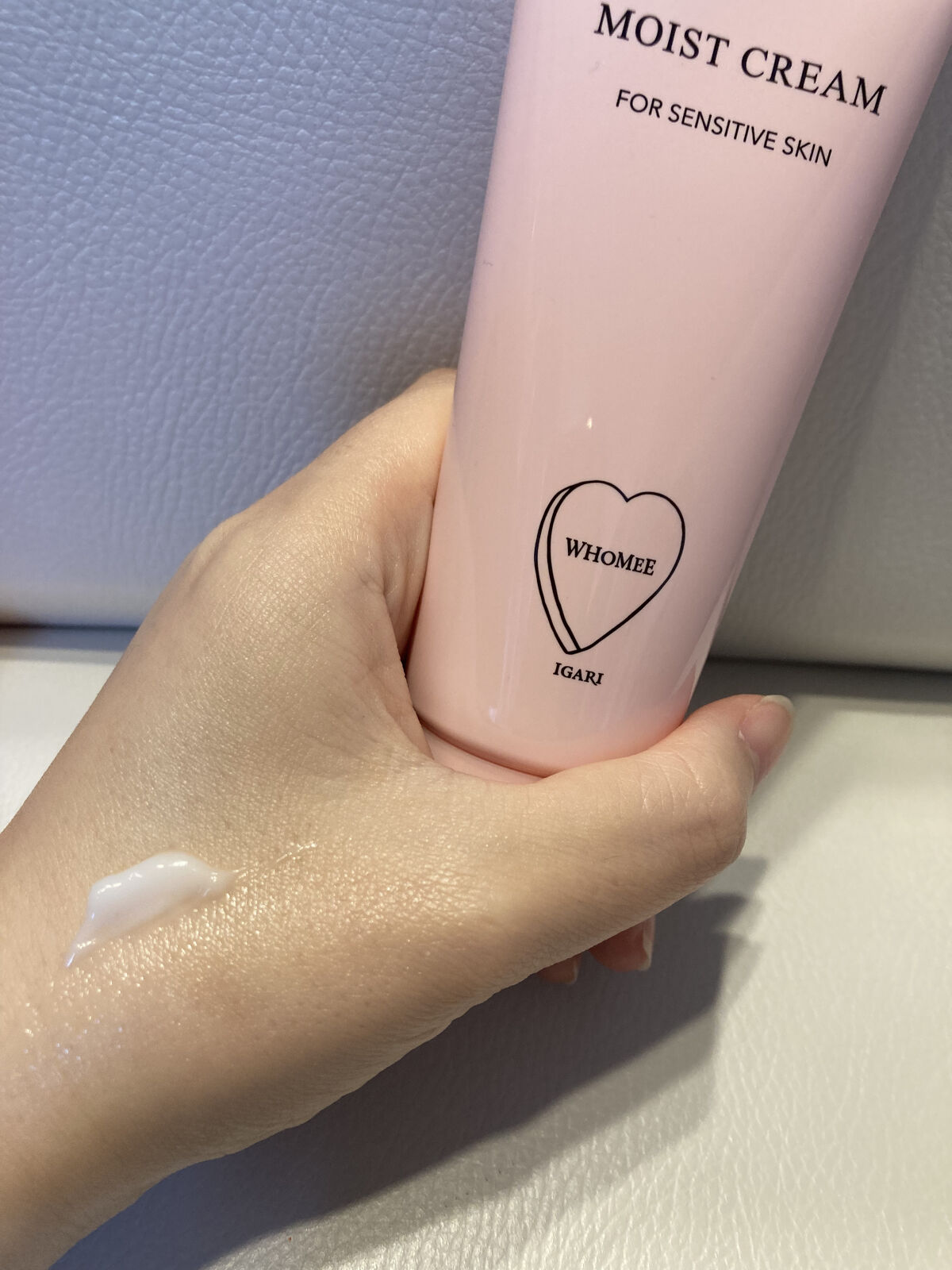 モイストクリーム/WHOMEE/フェイスクリームを使ったクチコミ（3枚目）