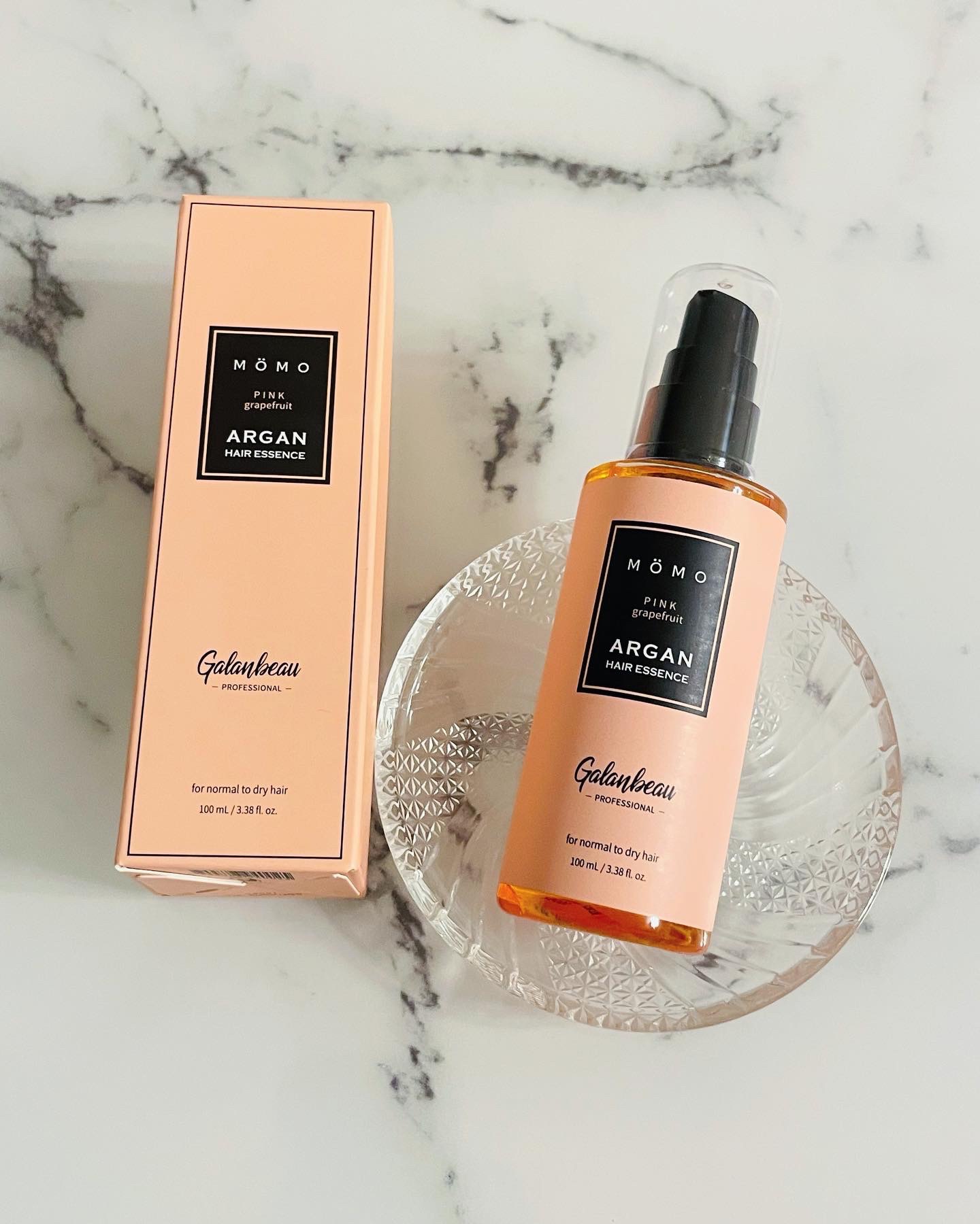 モモアルガンヘアエッセンス/ガランビュー/ヘアオイルを使ったクチコミ（1枚目）