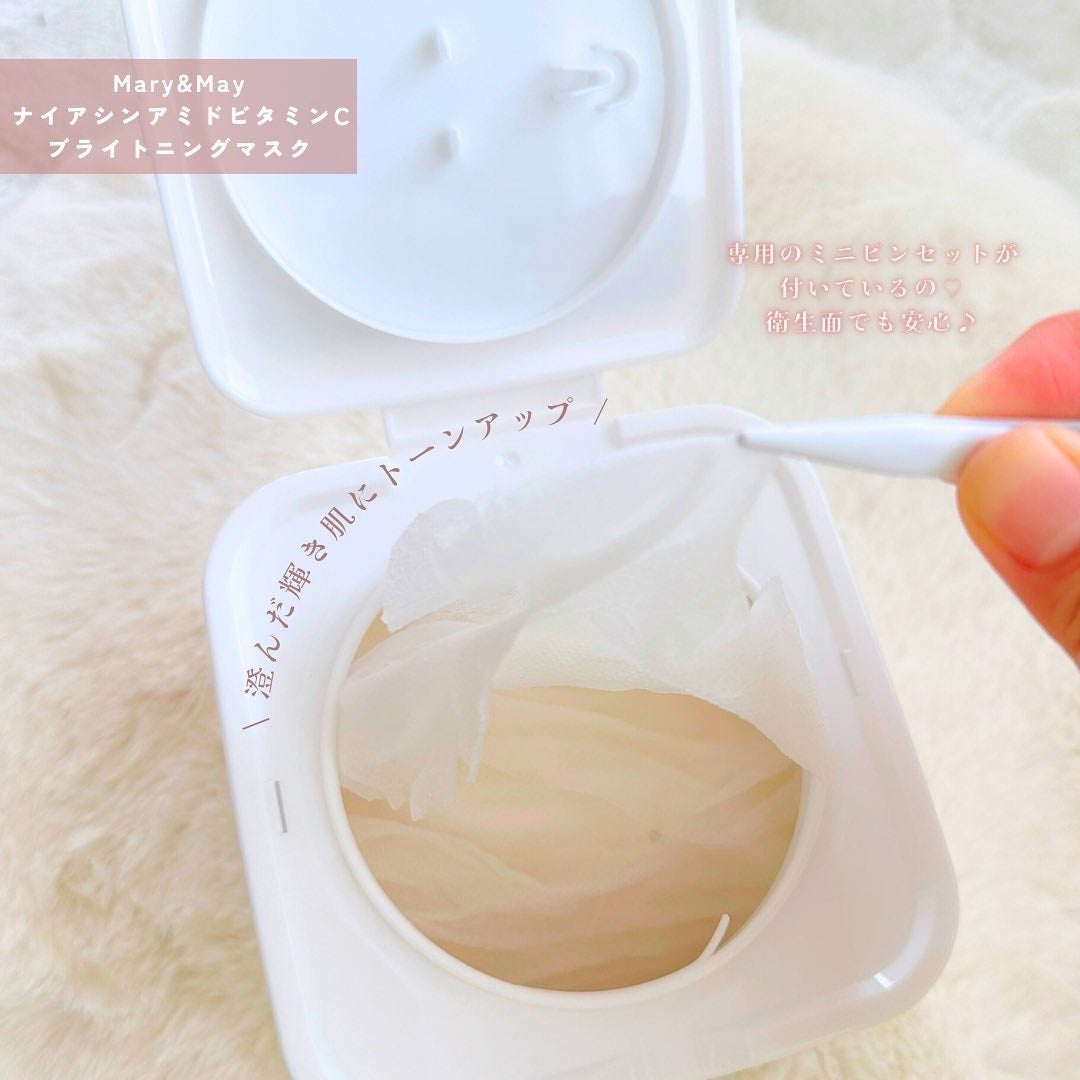 ナイアシンアミドビタミンC ブライトニングマスク/MARY&MAY/シートマスク・パックを使ったクチコミ(2枚目)