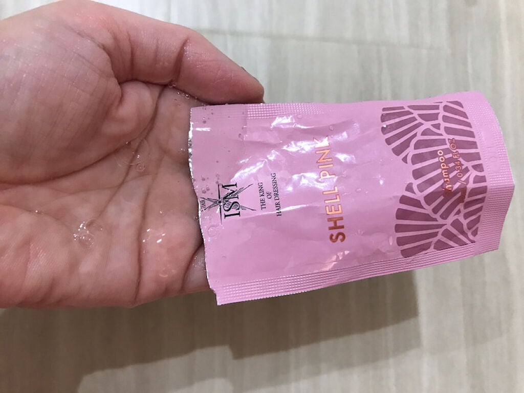 SHELL PINK シャンプー/トリートメント/ISM/市販シャンプーを使ったクチコミ(2枚目)