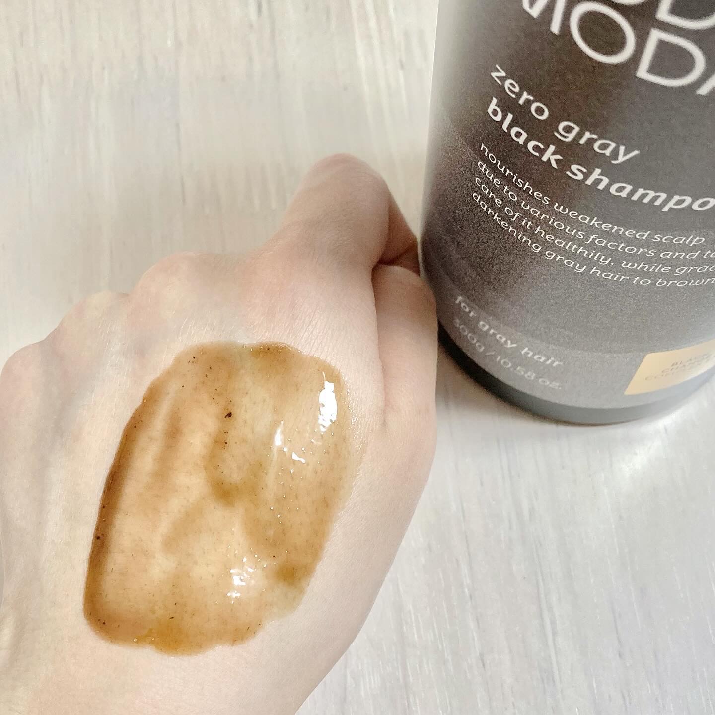 モダモダゼログレイシャンプー/MODAMODA/市販シャンプーを使ったクチコミ（3枚目）