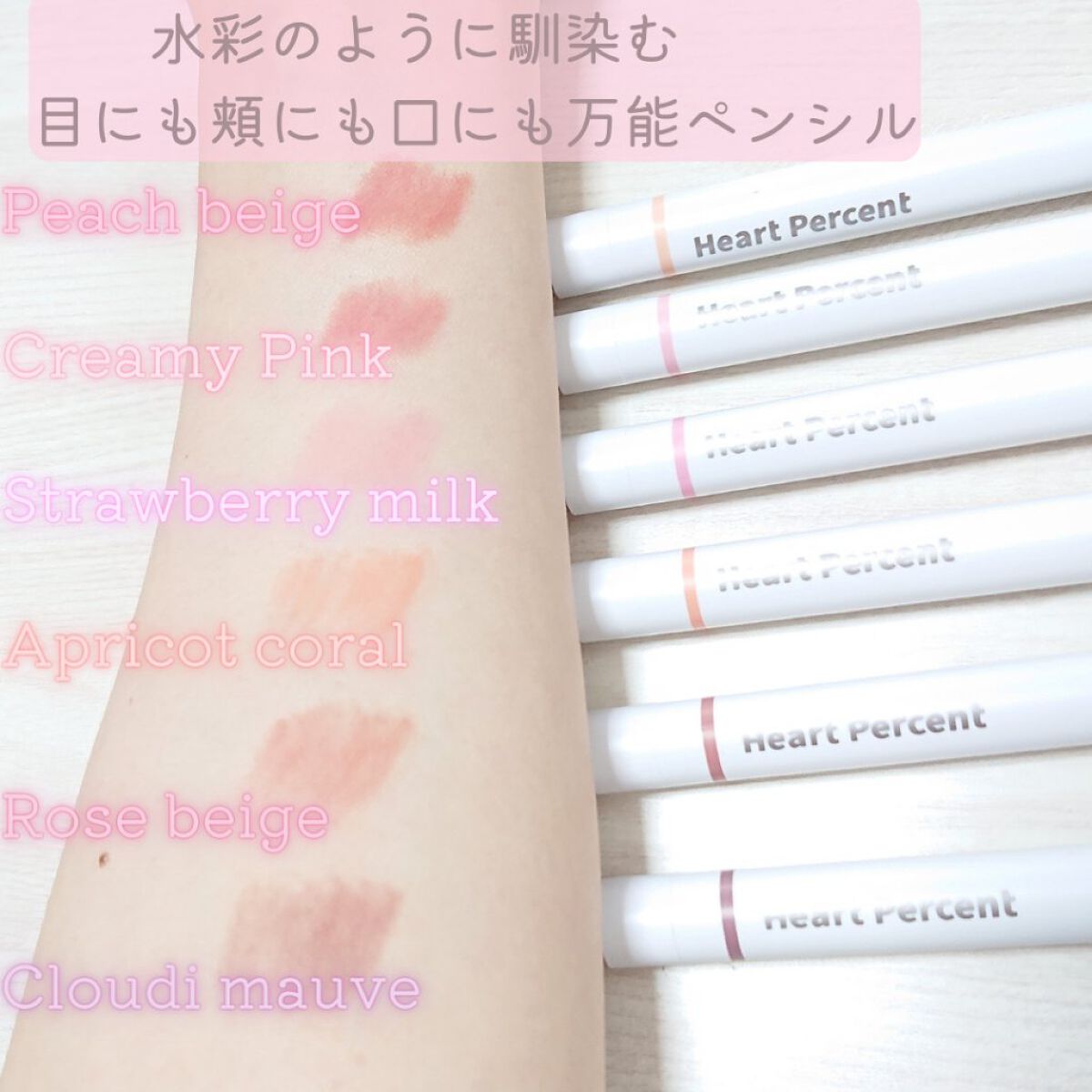 ドットオンムードピュアグロウティント/Heart Percent/リップティントを使ったクチコミ(4枚目)