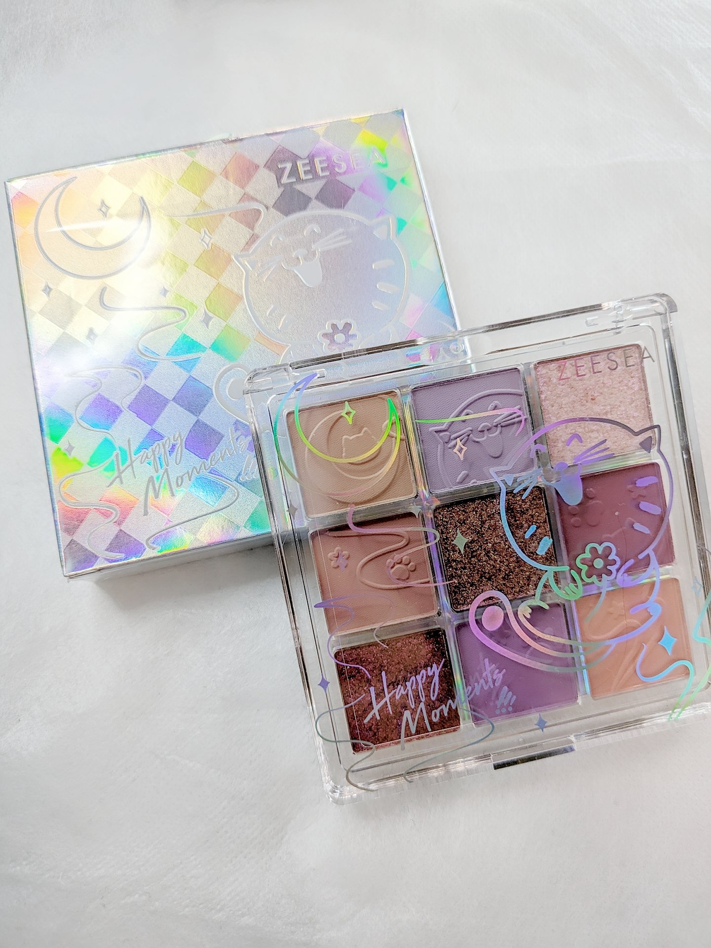 クォーツ 9色アイシャドウパレット(ドリームランドアイシャドウ) J14 タロイモクリーム/ZEESEA/アイシャドウパレットを使ったクチコミ（1枚目）