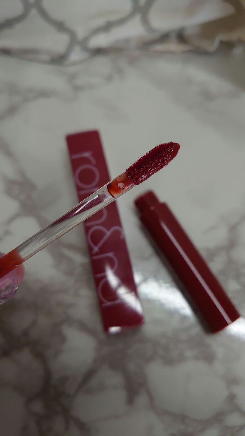 グラスティングウォーターティント/rom&nd/リップティントを使ったクチコミ（2枚目）