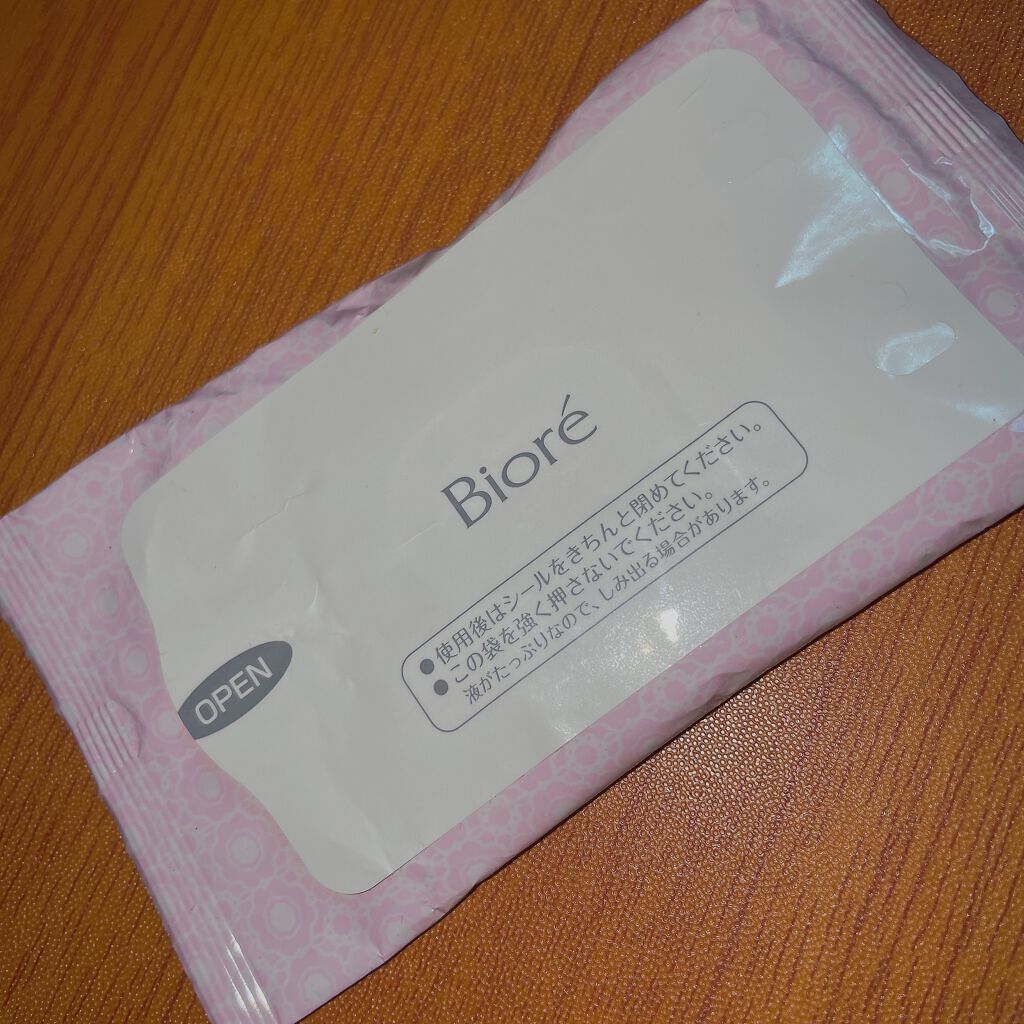 ふくだけコットン うるおいリッチ うるっとモイスト/ビオレ/クレンジングシートを使ったクチコミ(1枚目)