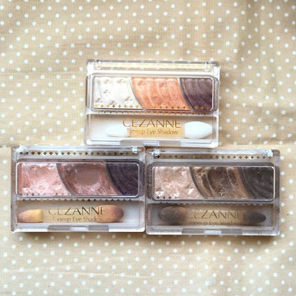 トーンアップアイシャドウ/CEZANNE/アイシャドウパレットを使ったクチコミ(1枚目)