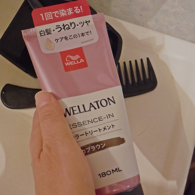 ウエラトーン エッセンスイン カラートリートメント/ウエラ/ヘアカラーを使ったクチコミ(5枚目)