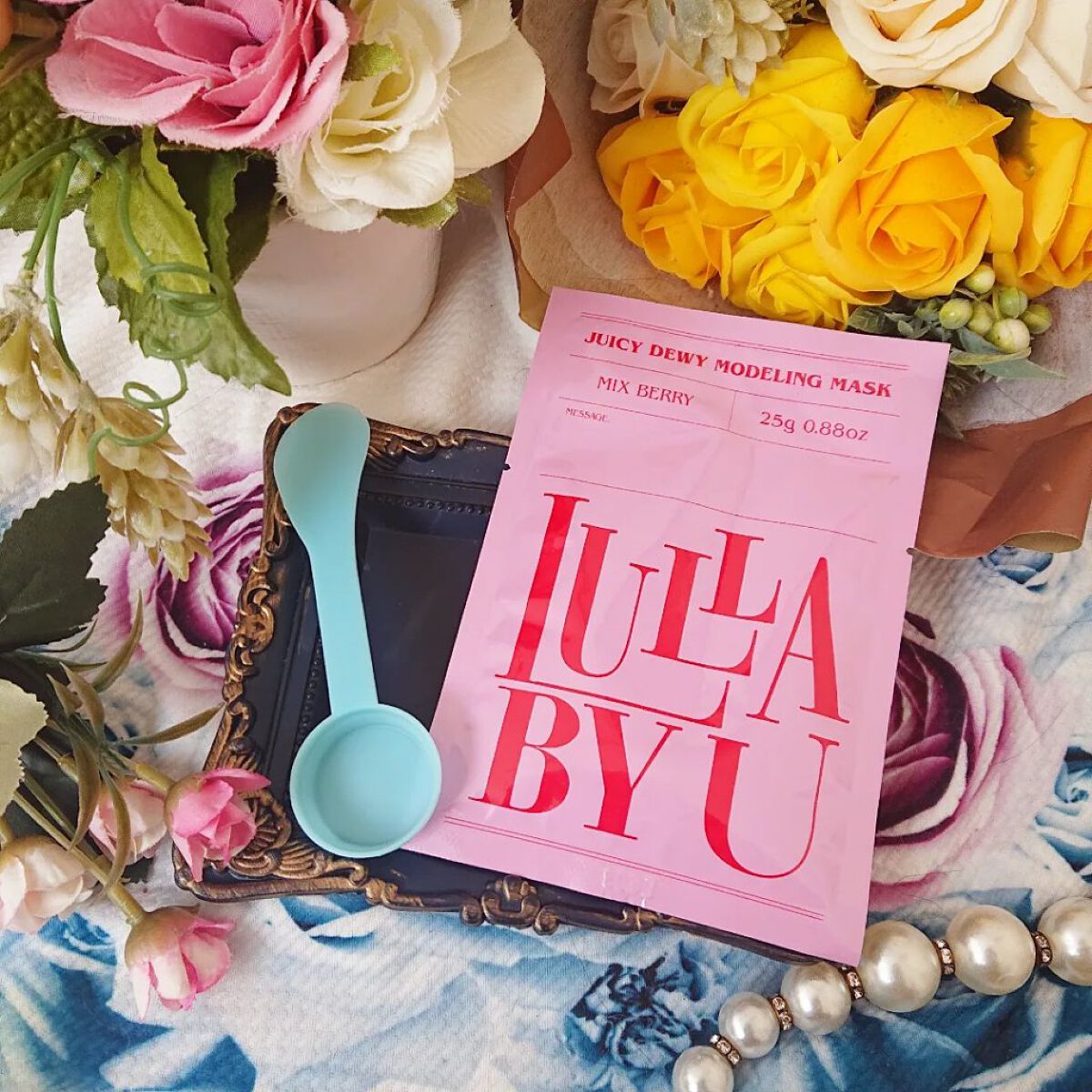 ジューシーデューイモデリングマスク ミックスベリー個包装/LULLA BY U/シートマスク・パックを使ったクチコミ（1枚目）