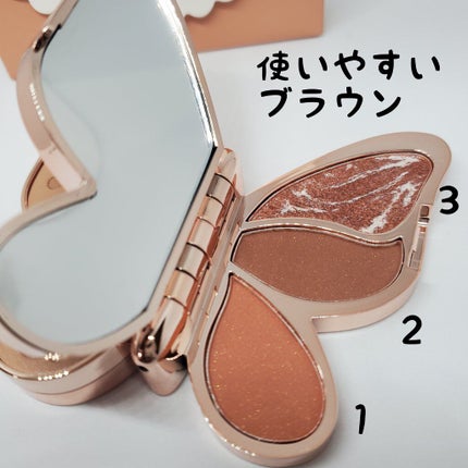 butterfly 6 colors Eye Shadow/gecomo/アイシャドウパレットを使ったクチコミ(2枚目)