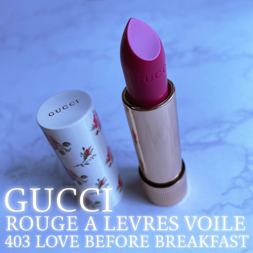 グッチ ルージュ ア レーヴル ヴォワル/GUCCI beauty/口紅を使ったクチコミ(1枚目)