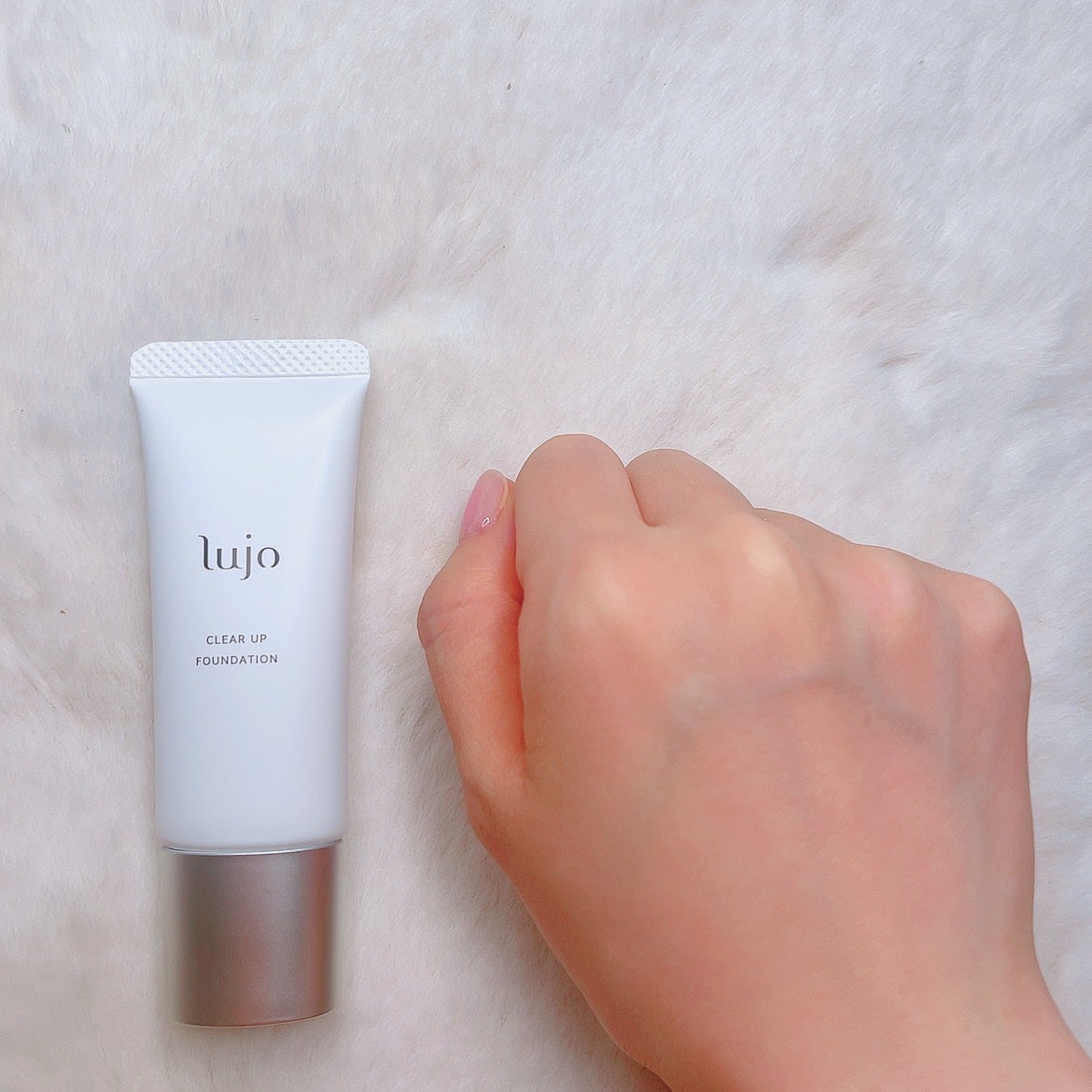 クリアアップ ファンデーション/lujo/クリーム・エマルジョンファンデーションを使ったクチコミ(2枚目)