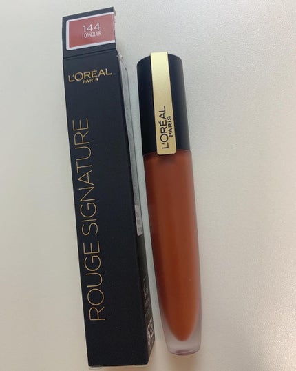 ルージュシグネチャー /ロレアル パリ/リップグロスを使ったクチコミ(2枚目)