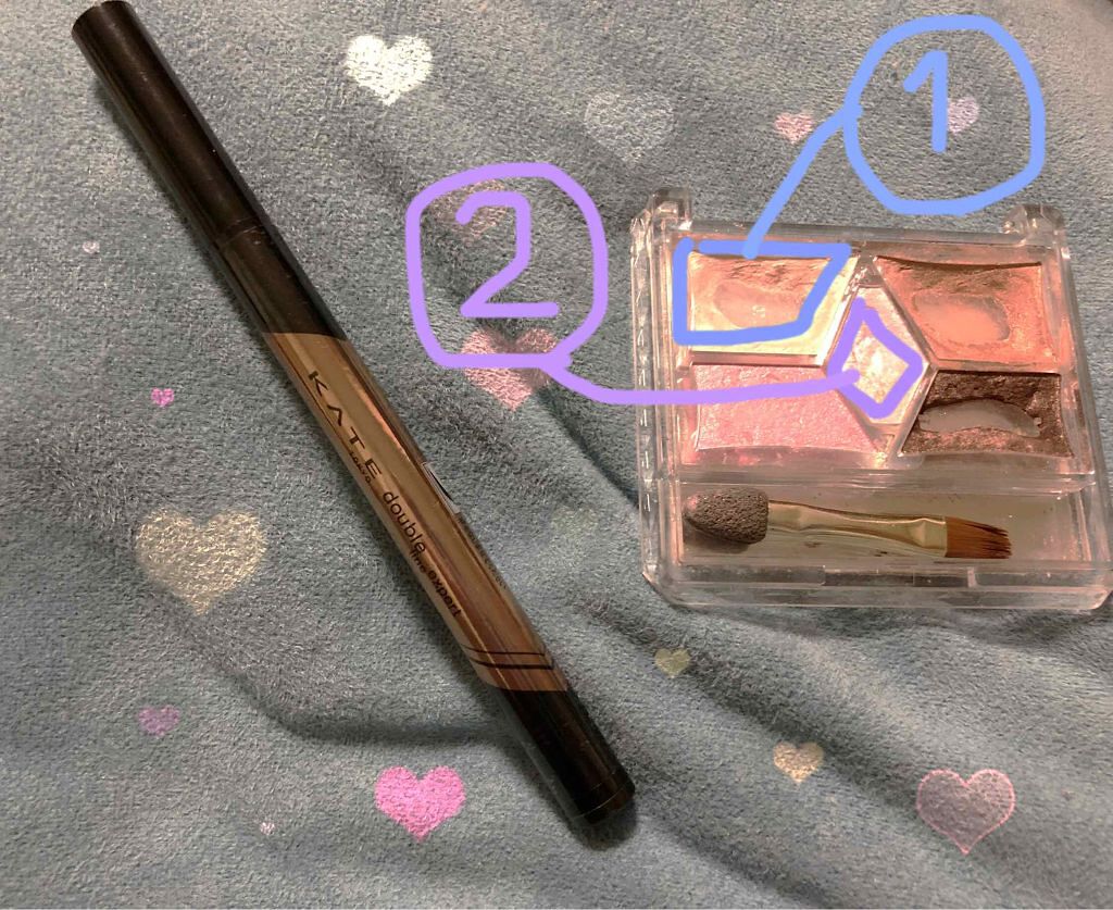 ダブルラインフェイカー/KATE/リキッドアイライナーを使ったクチコミ（2枚目）