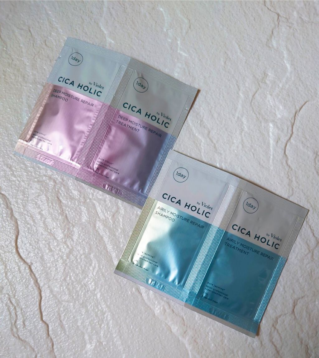 エアリーモイスチャーリペア 濃縮シャンプー/CICA HOLIC/市販シャンプーを使ったクチコミ（2枚目）