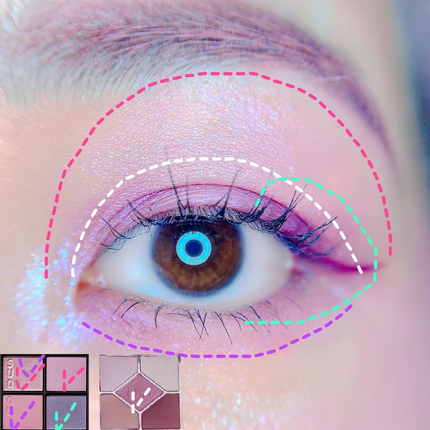 シークレットシェイプパレット/LUNASOL/パウダーチークを使ったクチコミ（2枚目）