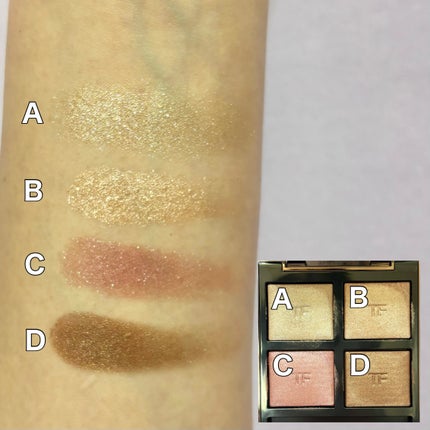 アイ カラー クォード/TOM FORD BEAUTY/アイシャドウパレットを使ったクチコミ(3枚目)