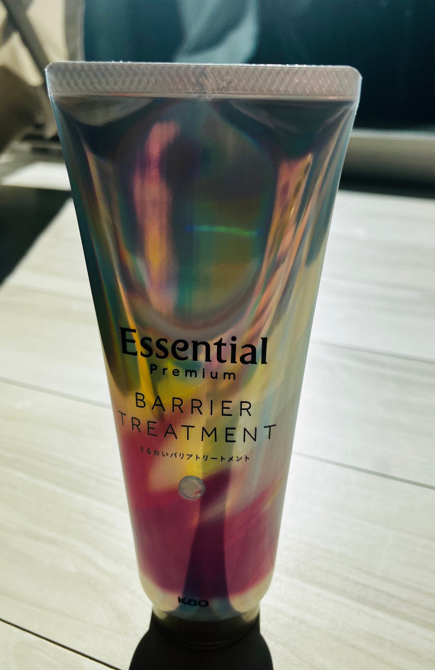 エッセンシャル プレミアム バリアトリートメント/エッセンシャル/洗い流すヘアトリートメントを使ったクチコミ(1枚目)