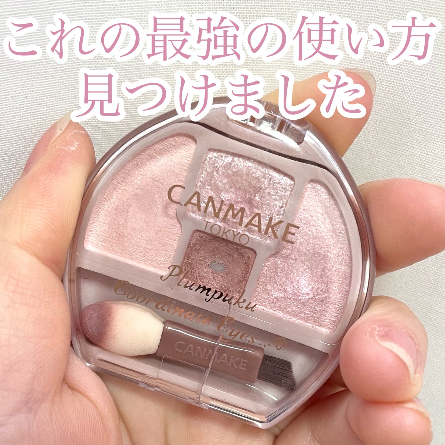 プランぷくコーデアイズ/キャンメイク/パウダーアイシャドウを使ったクチコミ(1枚目)