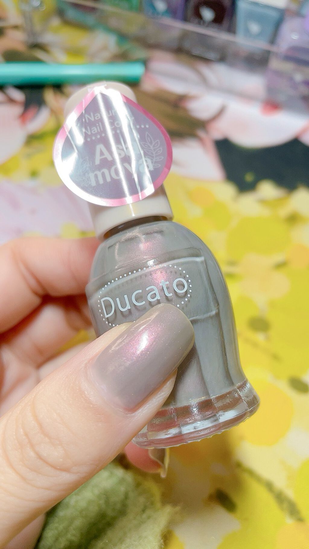 ナチュラルネイルカラーN 131 Asamoya/デュカート/マニキュアを使ったクチコミ（2枚目）