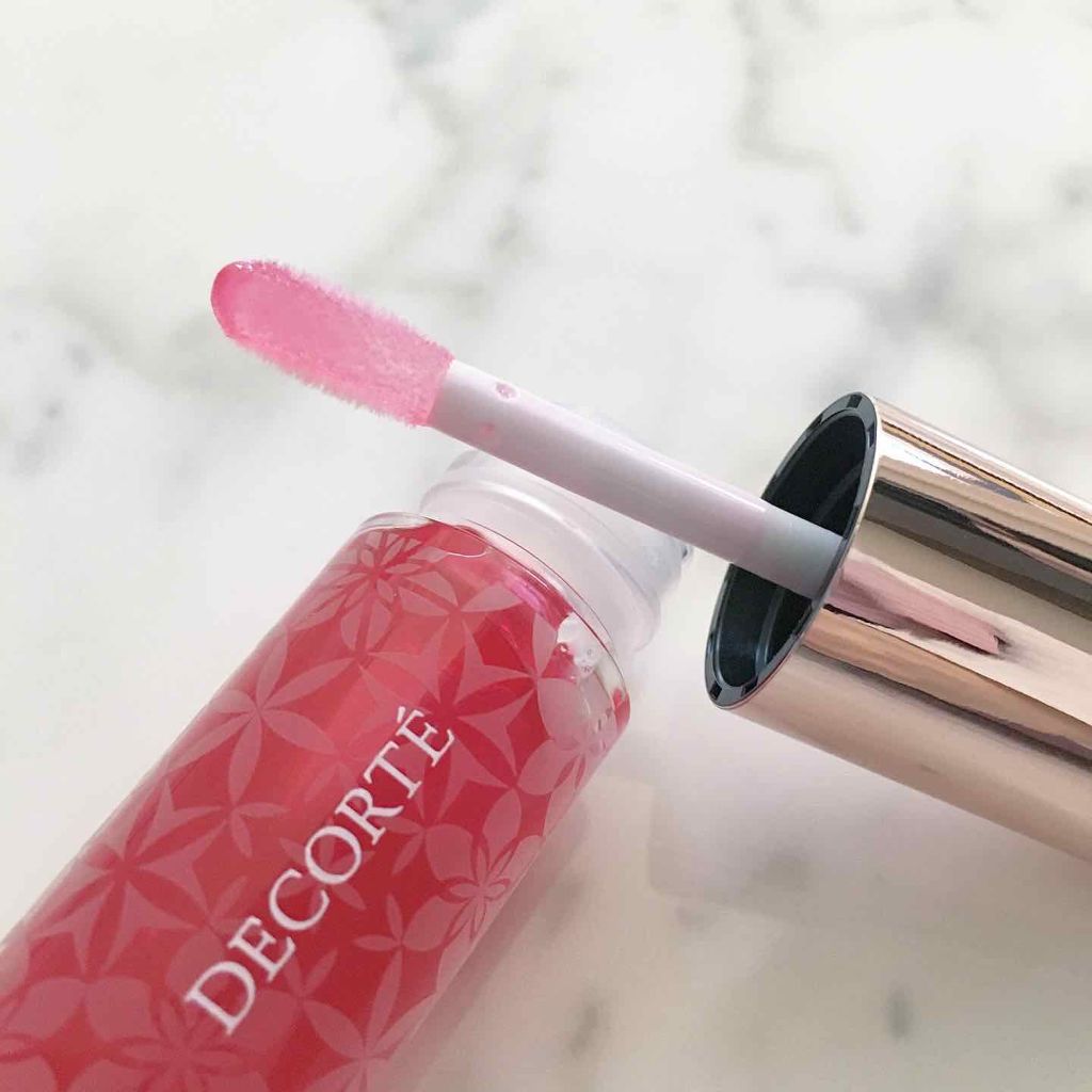 リップ オイル 03 luxe camellia/DECORTÉ/リップオイルを使ったクチコミ（3枚目）