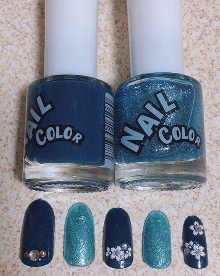 ネイルシール/セリア/ネイルシールを使ったクチコミ(2枚目)