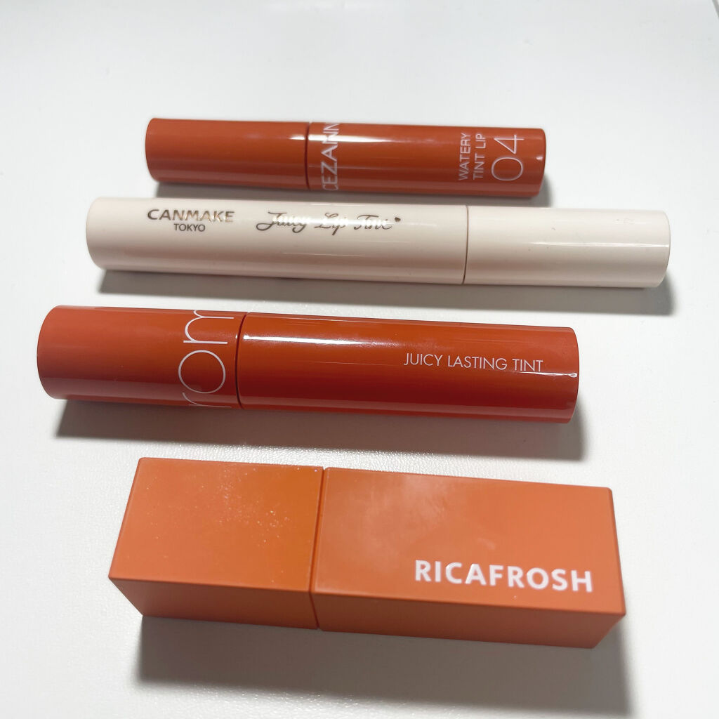 ジューシーラスティングティント/rom&nd/リップティントを使ったクチコミ（1枚目）