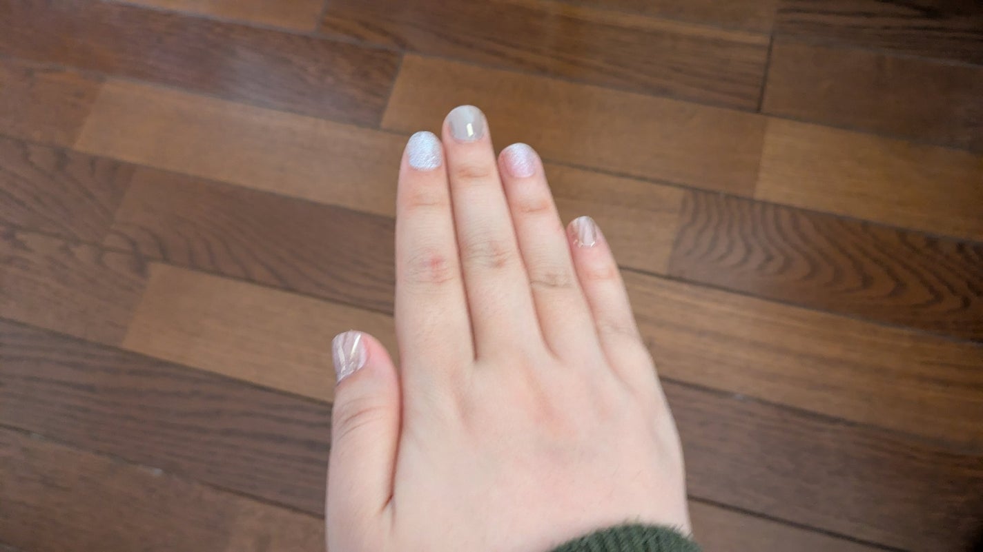 ジェルネイルシール/キャンドゥ/ネイルシールを使ったクチコミ(2枚目)