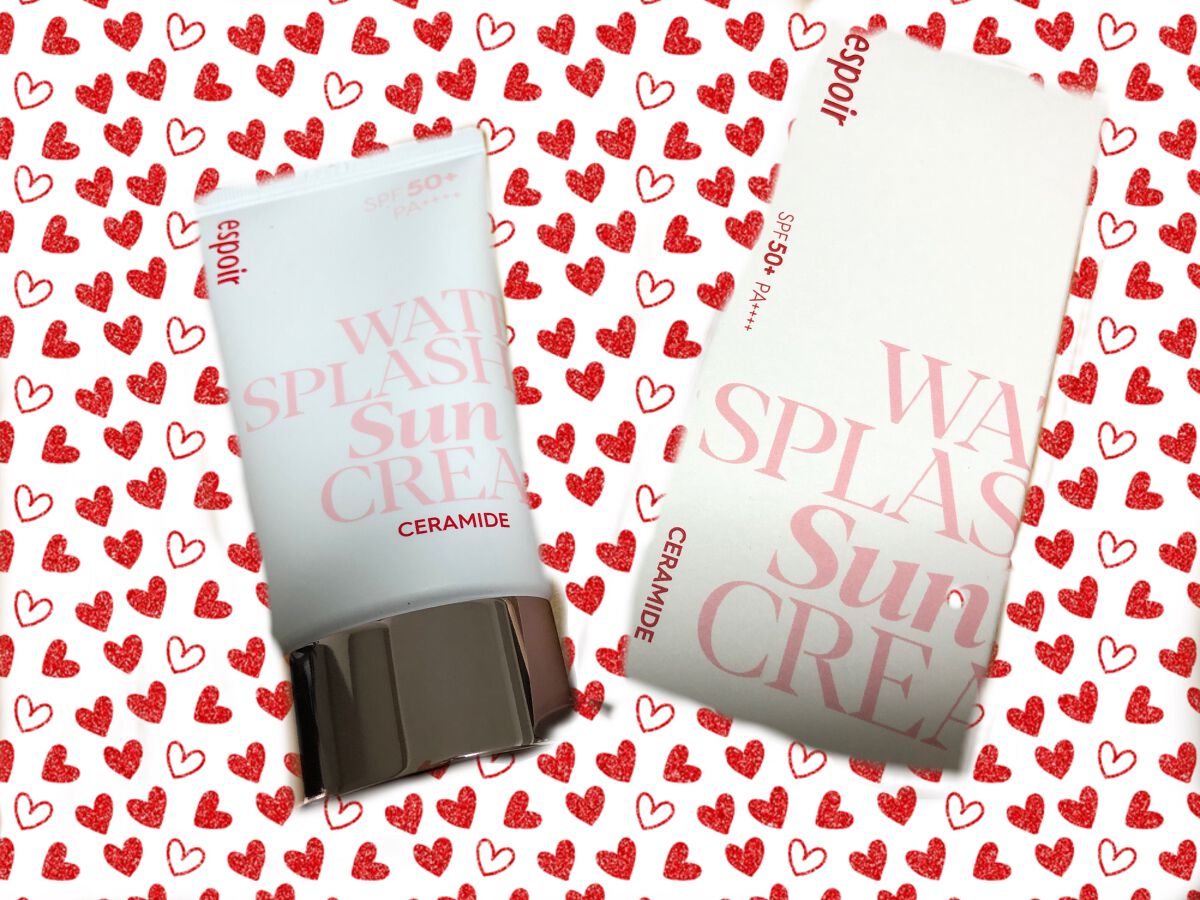 ウォータースプラッシュサンクリーム セラミド/espoir/日焼け止めクリームを使ったクチコミ（1枚目）