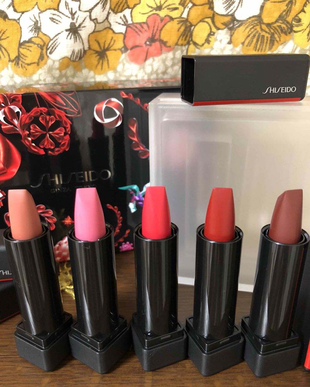 モダンマット パウダーリップスティック/SHISEIDO/口紅を使ったクチコミ(3枚目)