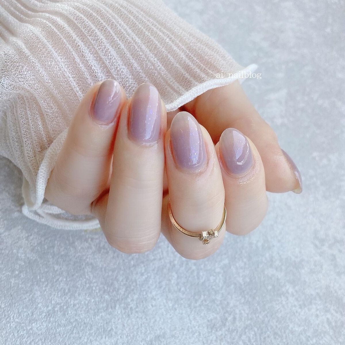 フレンドネイル(リニューアル品)	 2-18(33094)バレイミスト/DAISO/マニキュアを使ったクチコミ（3枚目）