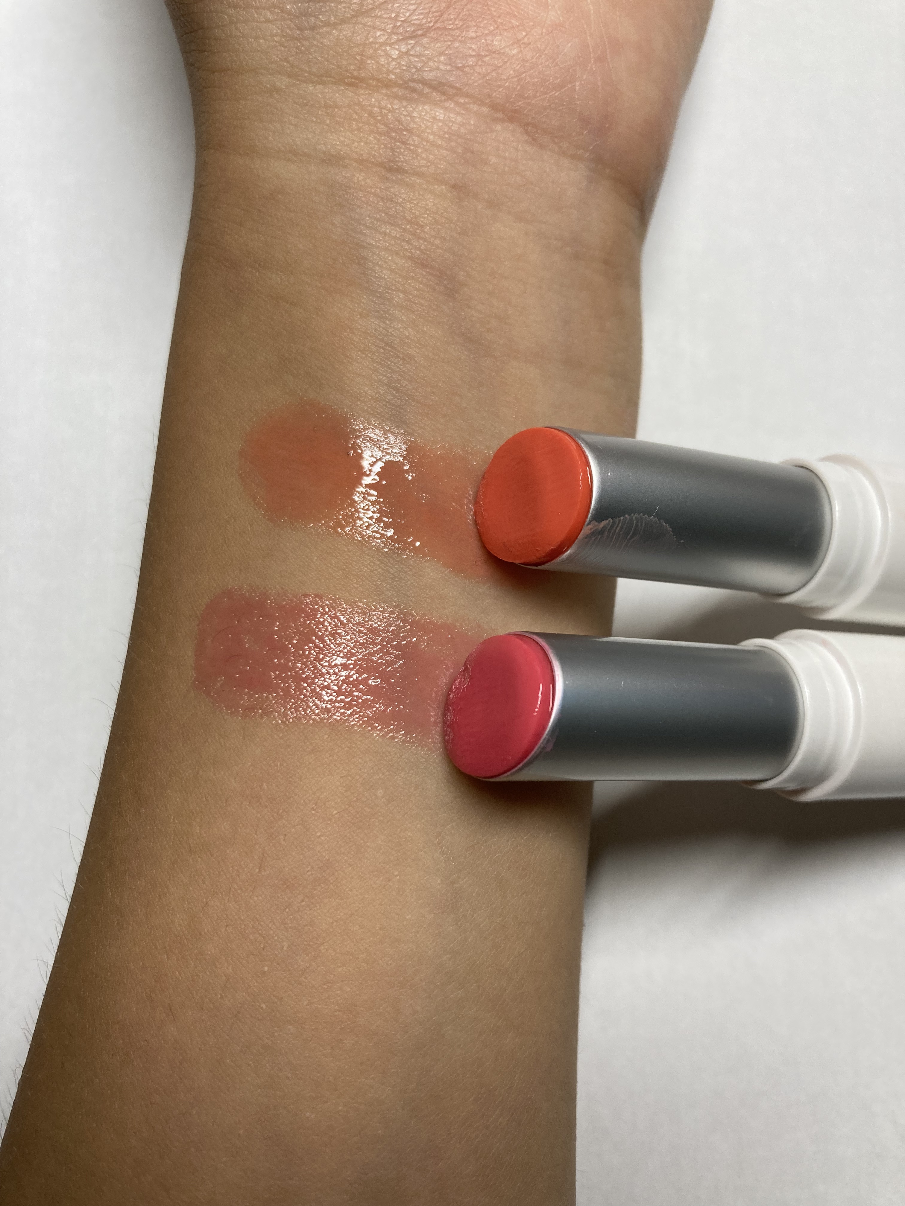 グラスティングメルティングバーム/rom&nd/リップバームを使ったクチコミ（2枚目）